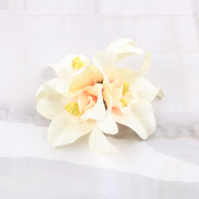 Bohemia Canna Flowers Samll Hair Clips Hawaii Bridal Flowers Hair Clips Hairpins Barrette For Wedding Hair Accessories