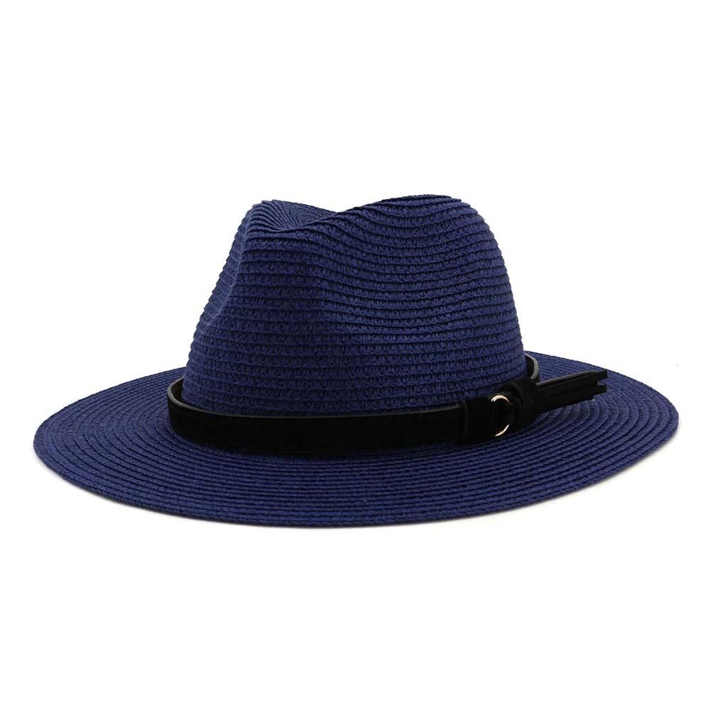 60CM Size Design Mens Straw Sun Hat For Women British Style Panama Church Jazz Hats Summer Beach Vacation Hats