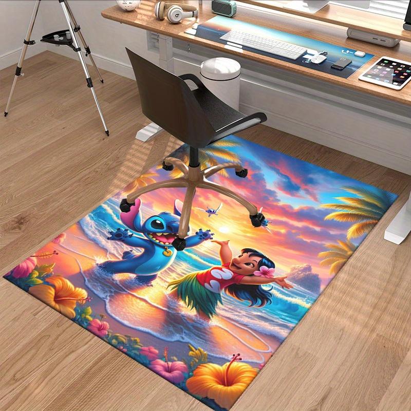 1pc,Lilo & Stitch Tropical Beach Sunset Outdoor Rug - Perfect for Home Decor, Office Carpet, Chair Cover, Gift IdeaH230