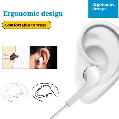 Wired Earphone with Surround Heavy Bass Micphone Stereo Wire Control Volume Adjustment HD-compatible