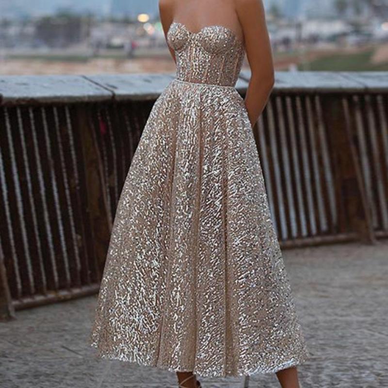 

Новое женское платье Сексуальное платье с глубоким V-образным бюстгальтером