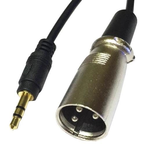 XLR Microphone Cable Converter, 3.5mm Male To XLR Male Cable, 3.5mm TRS Stereo Mini Jack AUX Cord Audio Cable (15cm)