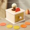 Montessori Wooden Coin & Ball Drop Box - Early Education Science Toy for Kids