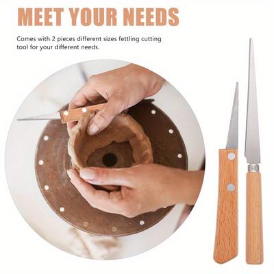 1PC Carving Modeling Fettling Knife Clay Repair Knife Carving Cutters Pottery Tool for Sculpting for Sculpting Ceramic