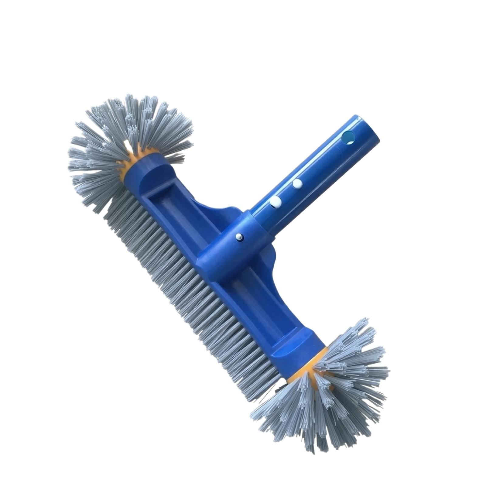 

Swimming Pool Cleaning Brush With Detachable Ball Brush, Specially Designed Pool Brush Back, Universal Handle. One Size синий