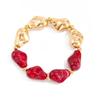 Ingemark 8 Colors Y2K Bohemian Resin Beads Bracelet for Women Vintage Baroque Style Splicing  Acrylic Bangle Charm New Jewelry