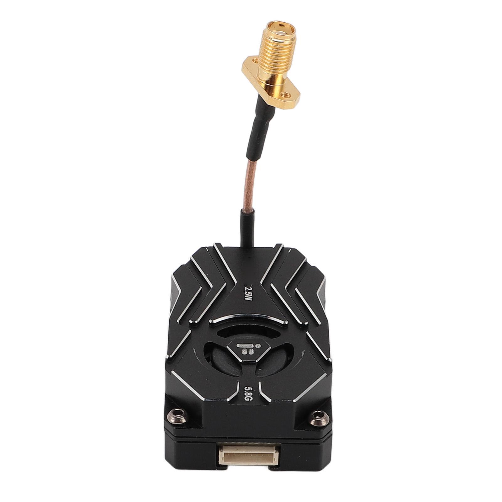 

FPV Image Transmission Module 5.8G 2.5W 40CH 2500mW with MMCX Port Drone Image Transmission Module