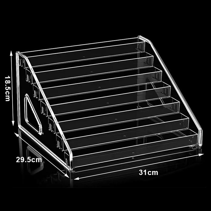 

3/4/5/6/7-ярусная акриловая подставка-органайзер для косметики, лаков для ногтей, губной помады, парфюмерии, для хранения макияжа 32