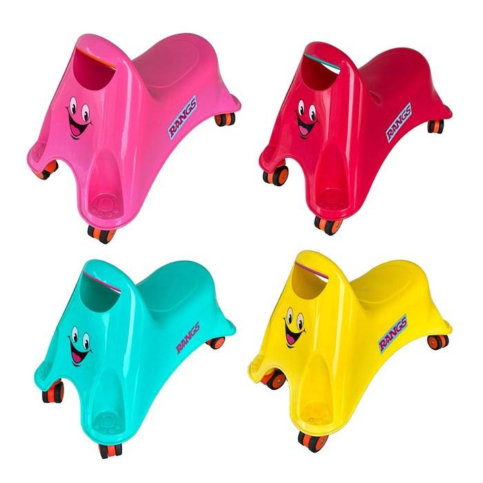 RANGS Scramble Puppy Yellow2 360° Swivel Casters, 20kg Capacity, Age 3+