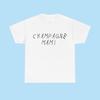 Champagne Mami Grafik-T-Shirt: Trendiges Unisex-T-Shirt aus schwerer Baumwolle