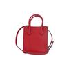 Michael Kors MK Mercer Solid Color Metal Logo Accordion Shoulder Crossbody Bag Women Handbags Red 35S1GM9T0L-FLAME