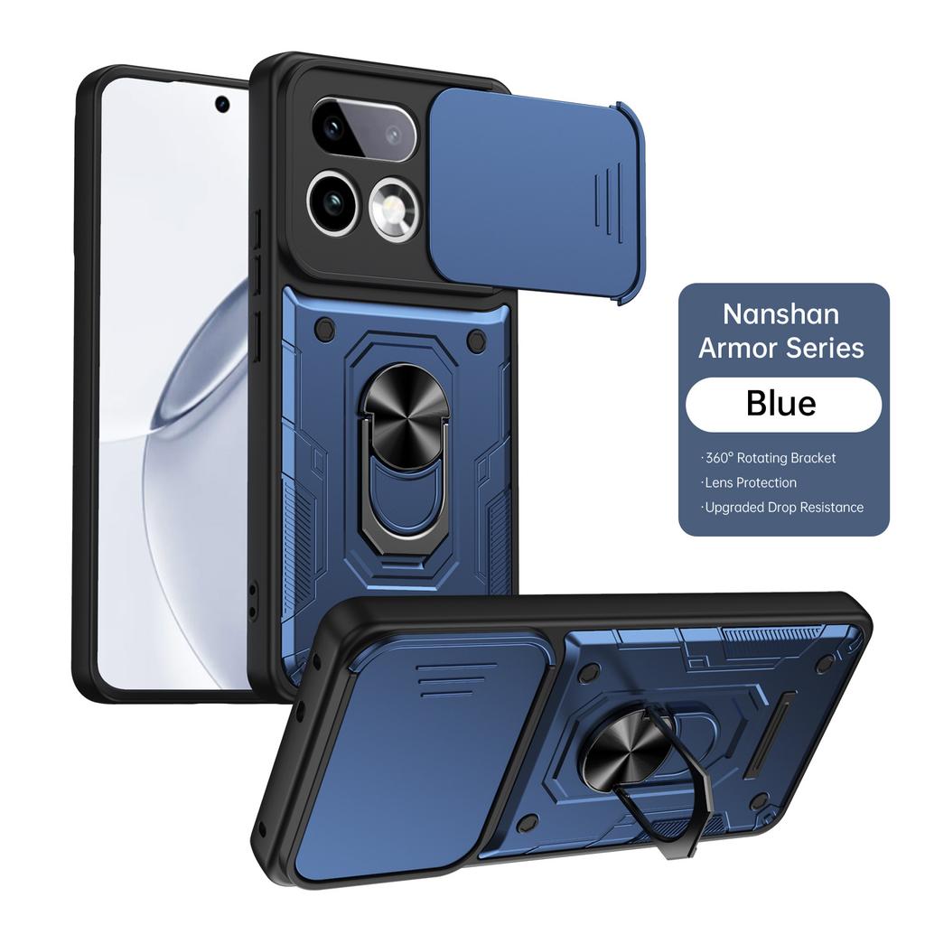 Applicable To OPPO Realme16Pro Nanshanjia Window Push Mobile Phone Case Realme16 Bracket Anti-drop A6 Protective Case