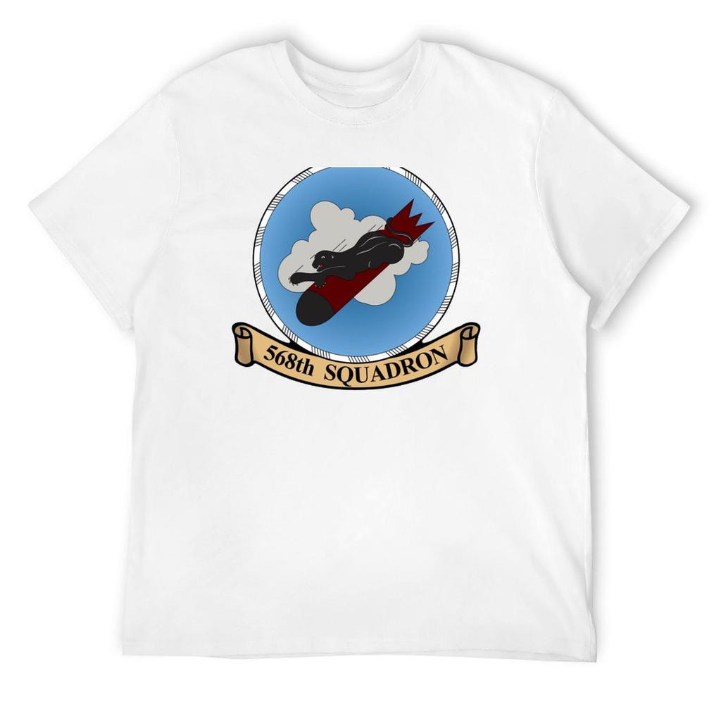 568th Squadron Emblem T-Shirt Baggy Shirts Summer Tops Anime Cheap Stuff Mens T Shirts Casual Stylish
