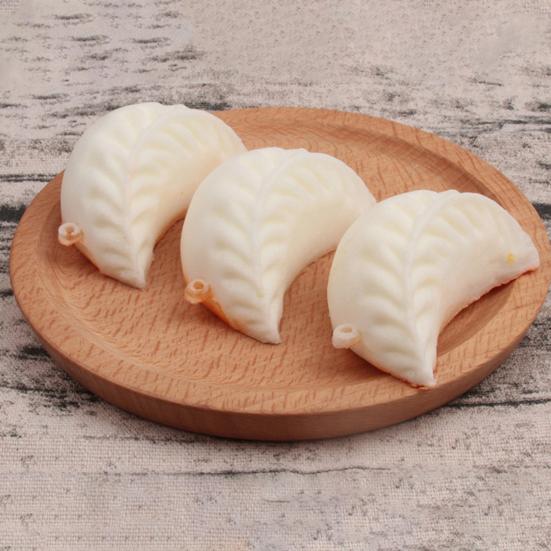Chinese Food Squeeze Toy Slow-Rising Bun Dumpling Roll TPR Steamed Fidget Toy for Stress Relief Cute