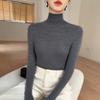 Yantze Yarn Women's High-Neck Pure Wool Sweater - Slim Fit Seamless Knitwear for Spring and Autumn