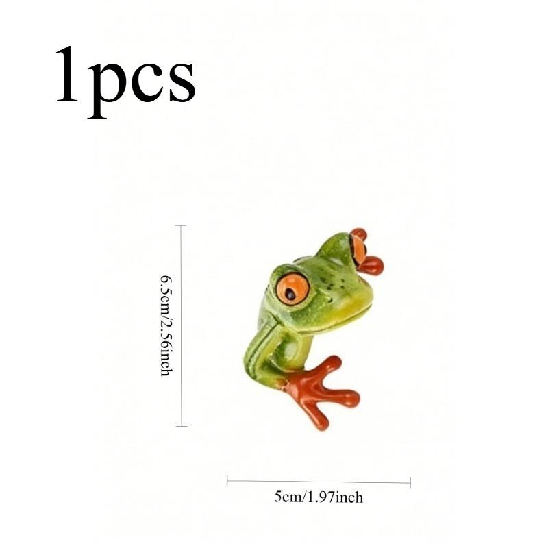 1/2pcs Frog Ornaments, Desktop Decorative Ornaments Frog Crafts Home Decoration Ornaments Suitable for Home Decoration