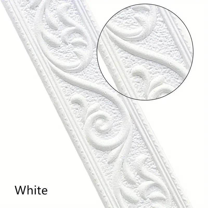 1PC 230X6CM Kick Wall Sticker 3D Self Adhesive Decorative Trim Molding for Walls Door Frames Smooth Surfaces Backgrounds