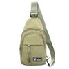 Chest Bag Lightweight Student Crossbody Bag Outdoor Riding Multifunctional Waist Bag Multi-Compartment Mobile Phone Bag