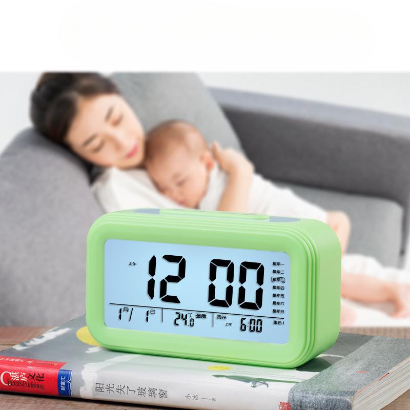 Upgraded Version of Three Groups of Alarm Clocks Smart Smart Clocks Voice Clocks Creative Student Mute Electronic Clocks