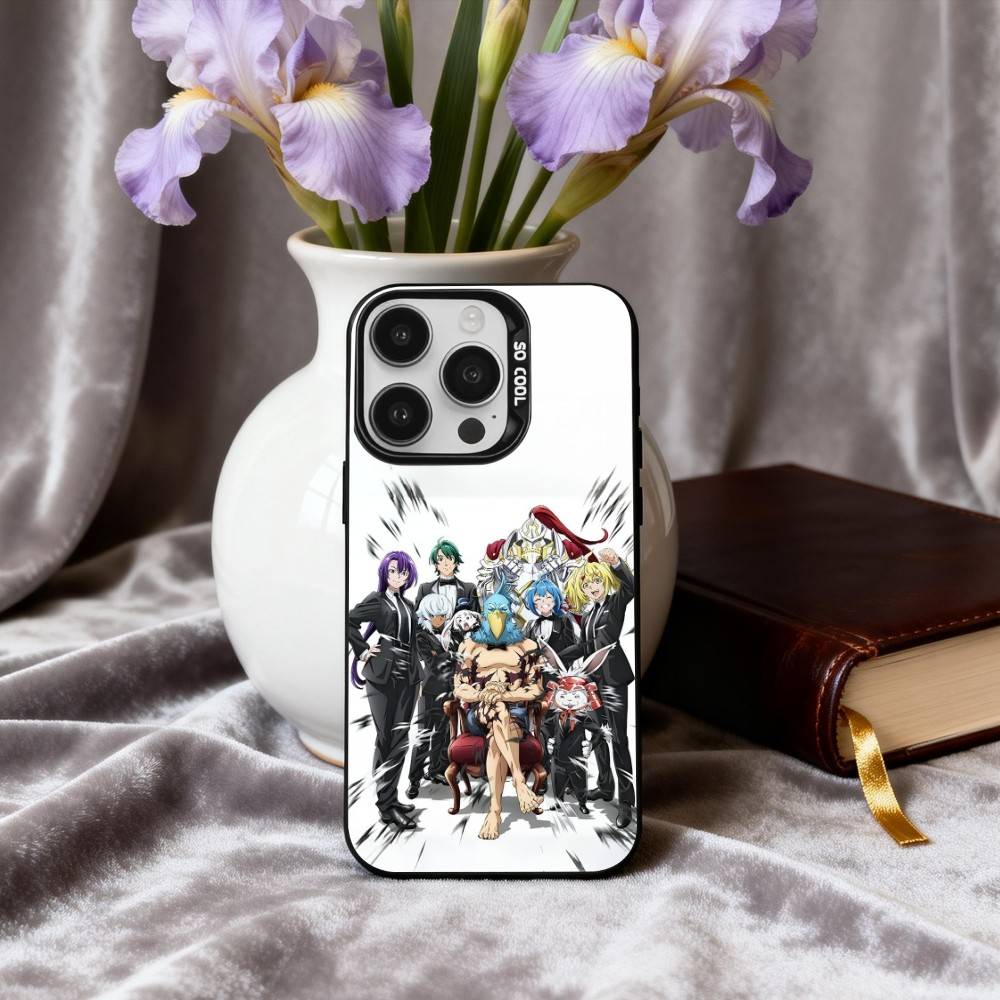 Web Novel S-Shangri-La F-Frontier Phone Case For iPhone17,16,15,14,13,12,11 Plus,Pro Max Black Candy Silver Phone Case