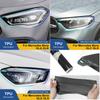 Für Mercedes Benz GLA/GLB/GLC/GLK/GLE/GLS Vorgeschnittenes TPU Scheinwerfer PPF Rauchschwarz Hochglanz Kratzfestes Schutzvinyl