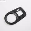 Car Head Lights Lamp Switch Button Panel Decoration Cover Trim Fit For MG 4 EV  2024 ABS Carbon Fiber Interior Accessories
