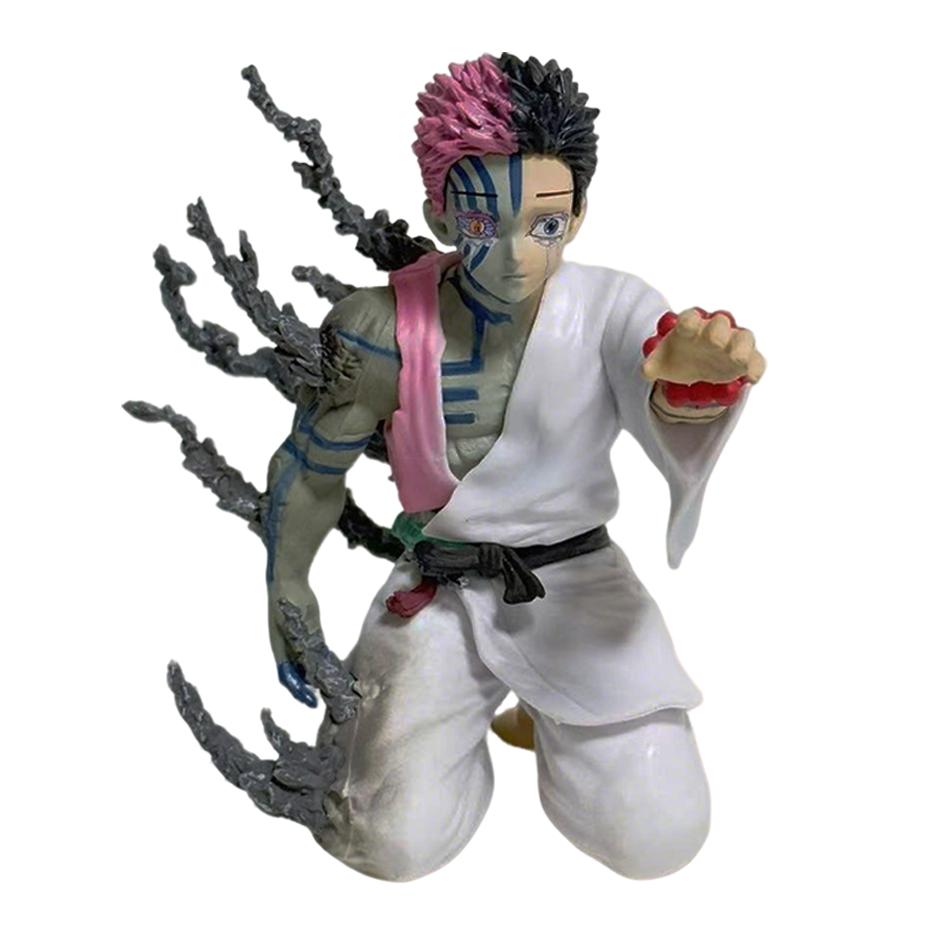 Demon Slayer Akaza Figure Anime Pvc Model Collection Ornament Kids Toy Desktop Decor Surprise Gift