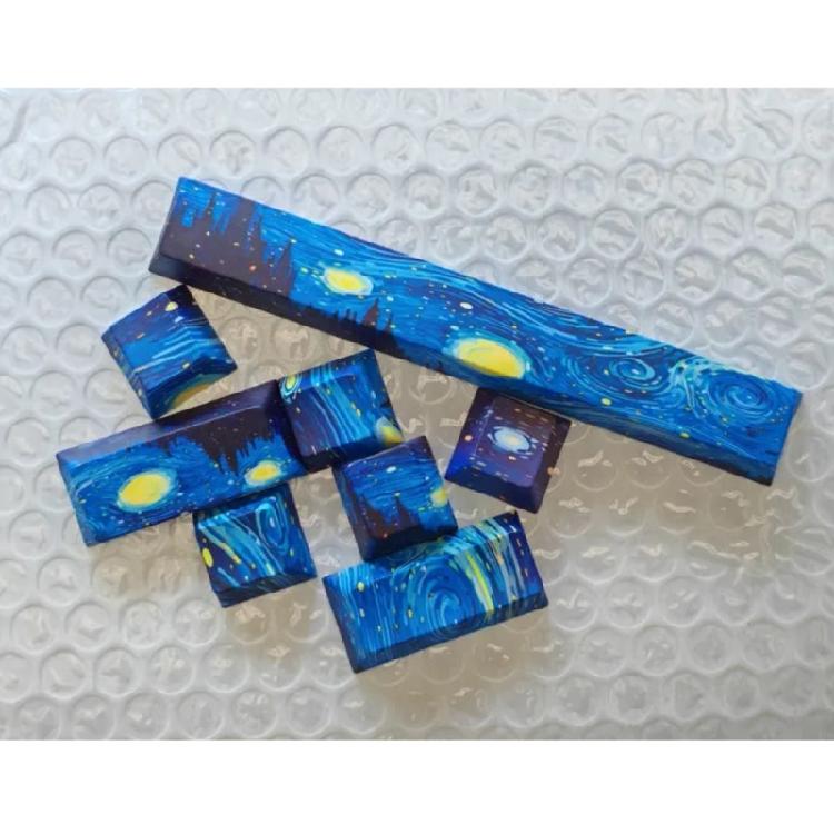 8Klawiszowe Spersonalizowane Klawiatury Mechaniczne Nakładki na Klawisze ESC Enter Spacja 6.25u PBT Oryginalny Profil Nowatorska Pokrywa Klawiszy Klawiatury DIY