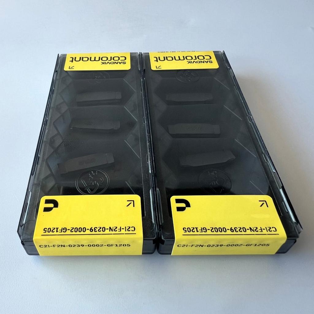 SANDVIK / C2I-F2N-0239-0002-GF 1205 / Original Swedish hard alloy blade 5 Pcs