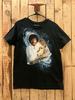 Camiseta Oficial Bob Ross La Alegría de Pintar Galaxia Negra Hombre Talla Grande Unisex