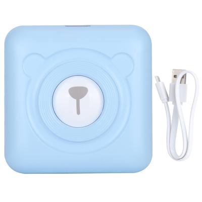 Photo Printer Pocket Paper Portable Thermal Wrong Question Printing Machine A6 Blue 203dpi