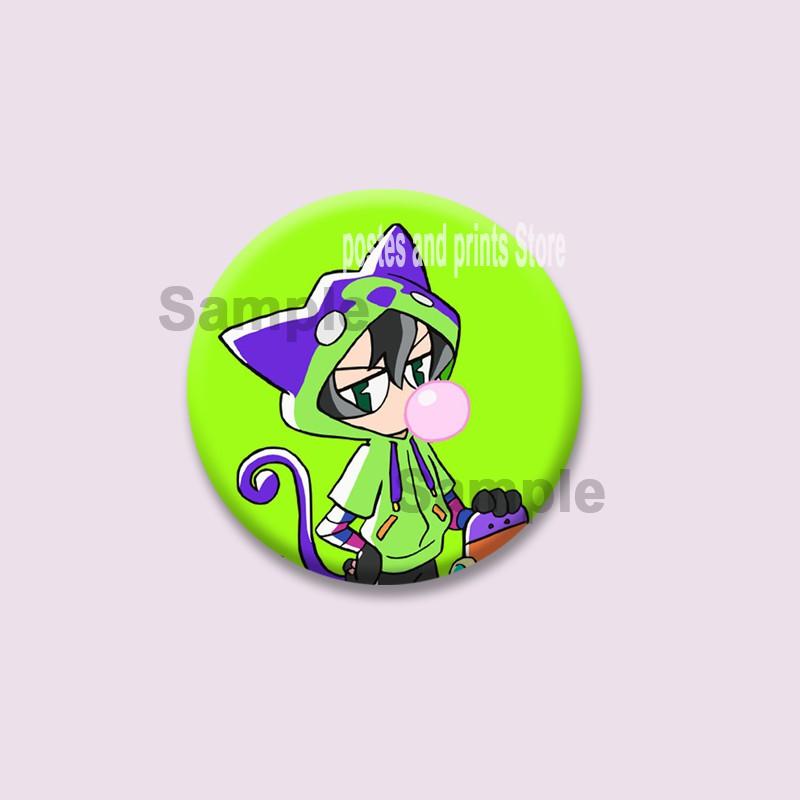 Cartoon Langa Hasegawa Reki Kyan Cosplay Badges Cute Anime SK8 Button Brooches On Backpack Manga Lapel Pins Jewelry Accesorios