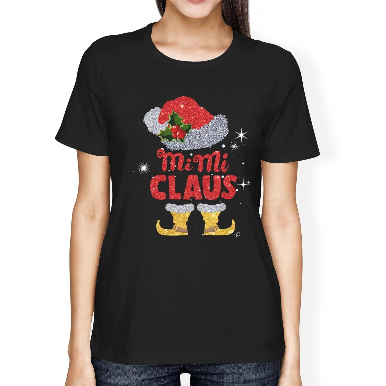 1Tee Womens Loose Fit Santa Claus - MiMi Claus T-Shirt XXXXL