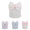 Adorable Newborn Baby Hat With Large Bow Stylish Knit Design For Spring And Autumn Seasons