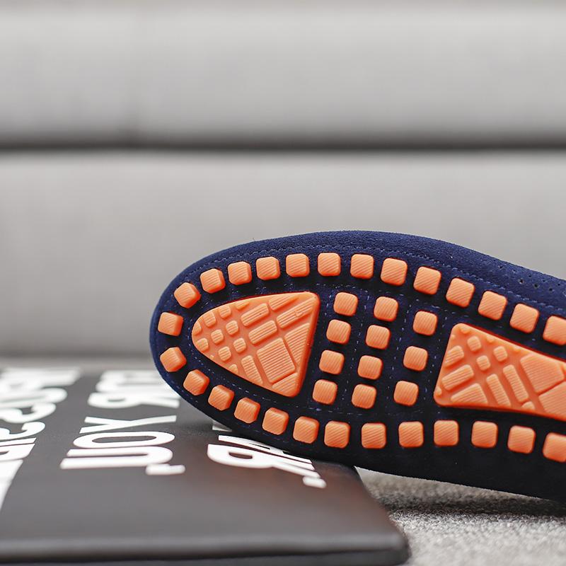 Férfi mokaszinok Alkalmi bőr cipők Könnyű felbújós cipők Klasszikus férfi kényelmes vezetési cipő Férfi loferek