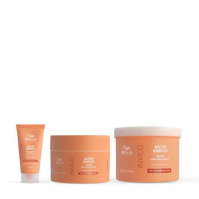 Masque - Wella Professionals - Invigo Nutri Enrich - 150ml - Cheveux Secs - Anti-frisottis