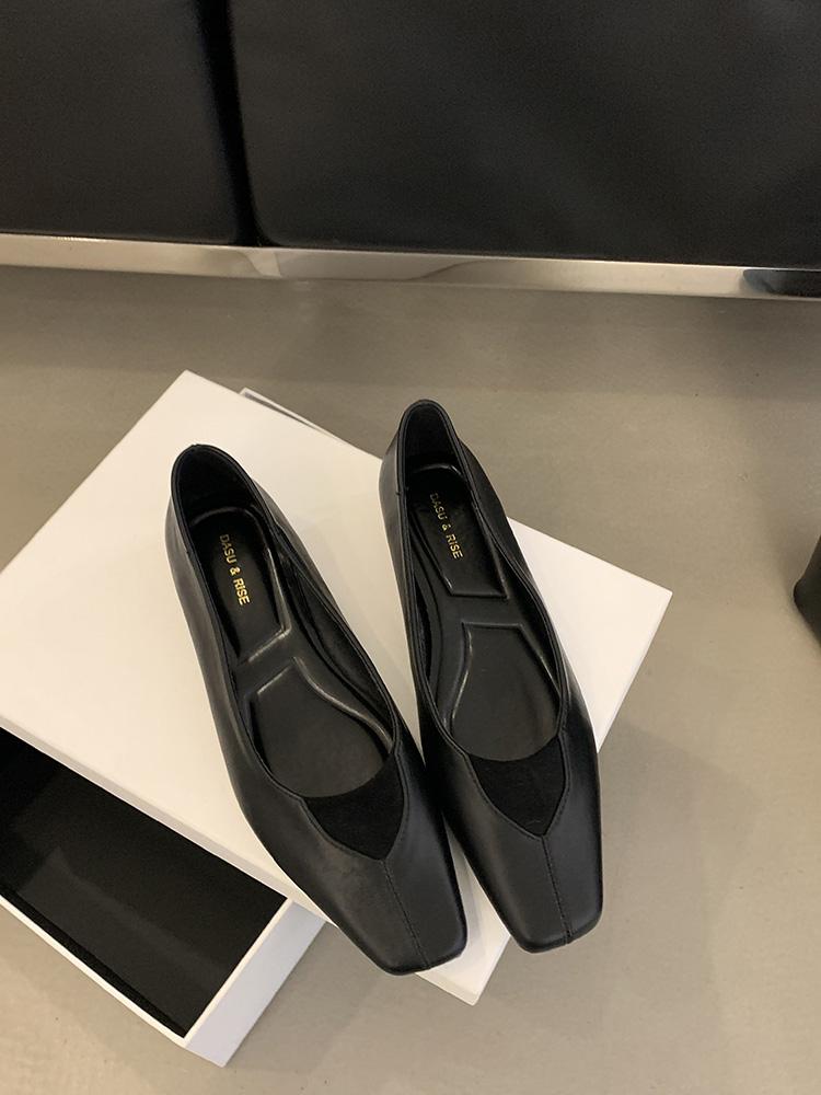 

Модные женские туфли весна-осень с квадратным носком и плоским дном с низким верхом, дышащие кроссовки для ходьбы для женщин, женская модная обувь 35