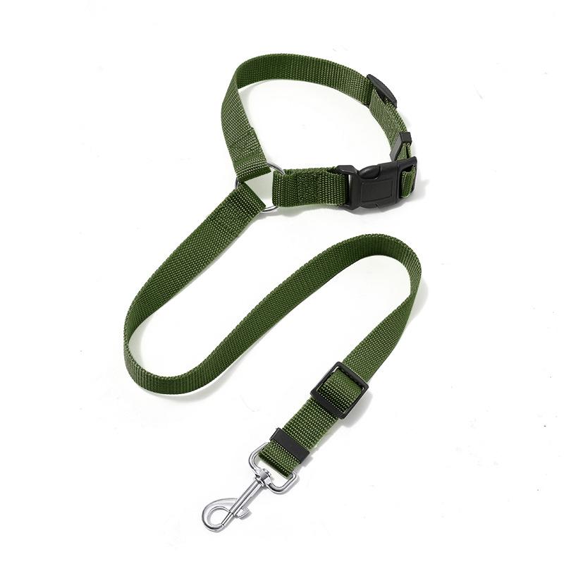 Pet car leash, dog car seat belt, ring safety rope, rear seat leash