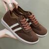 Women's New Shoes, German Training Shoes, Breathable and Versatile Women's Shoes, Shallow Mouth Single Shoe, Lace Up Comfortable Casual Shoes