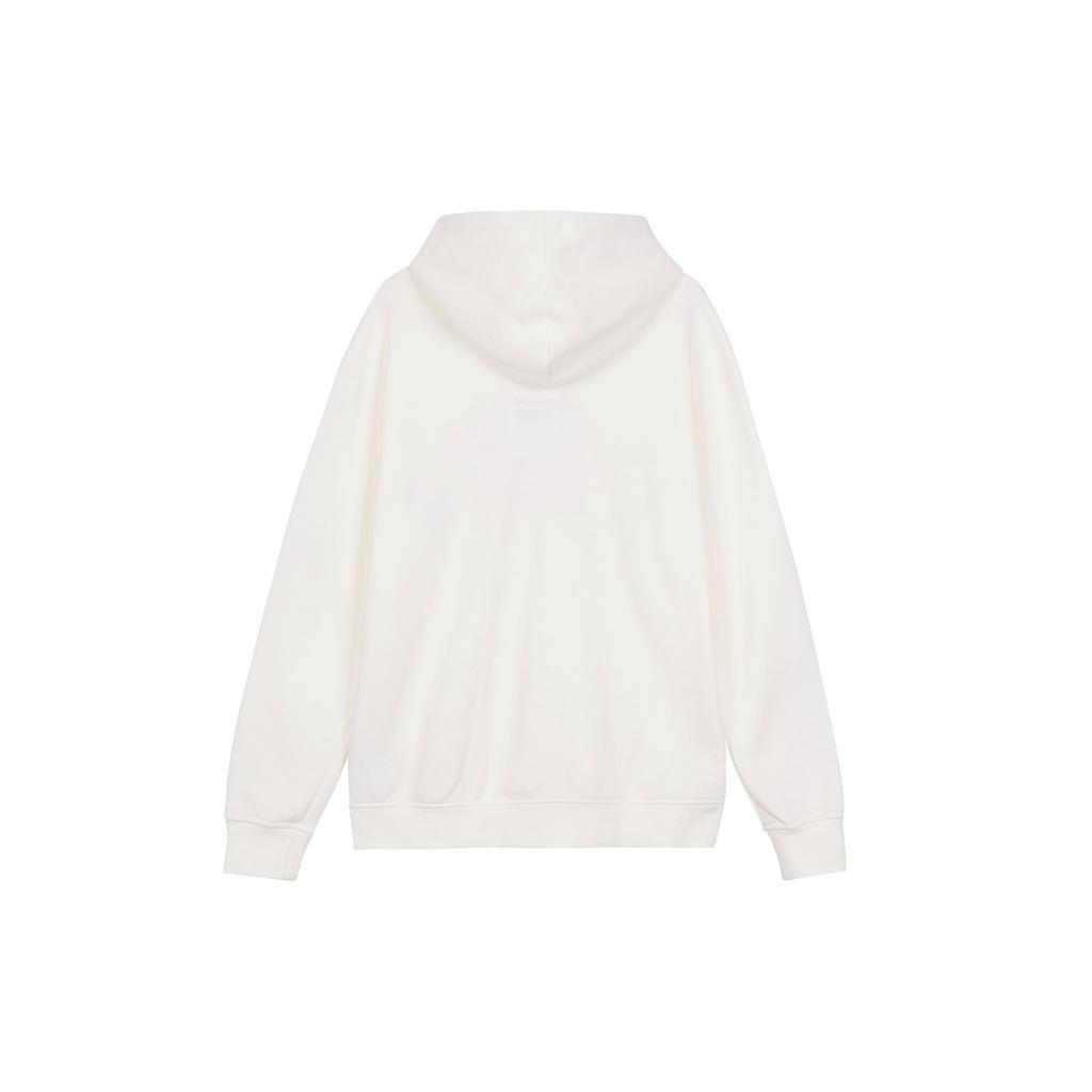 Jordan Casual Loose Hoodie With Letter Print Long Sleeve Pullover Men Tops White FD7416-133