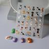 Japanese Style 5D Cute Dog Nail Art Stickers - Tough, Thin, and Adorable Decorations