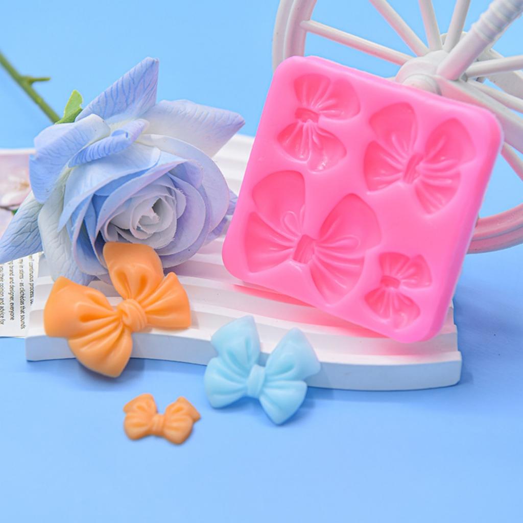 4 Style Butterfly Knot Silicone Molds DIY Cute Butterfly Cake Decoration Pastry Kitchen Baking Accessories Tools