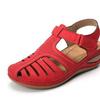 New Retro Summer Wedge Heel Closed-Toe Sandals for Women