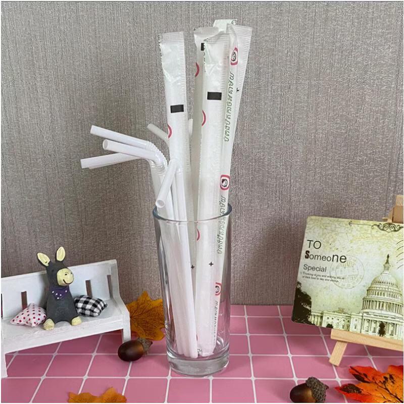Chu Yi Qi Individually Wrapped Disposable Plastic Straws