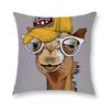 Cartoon Dog Cushion Cover Digital Print Pillowcase Decorative Car Living Room Sofa 45*45Cm