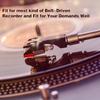 Record Player Belts Rubber Turntable Belts Essential Diamond Styluses Needle Record Player Needle for Record Players