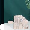 8 Pieces Portable Packing Cubes Clothes Sorting Bag Cosmetics Travel Organizers