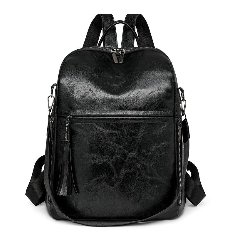 Women's backpack Fashion new retro backpack Multifunctional large capacity simple portable shoulder bag