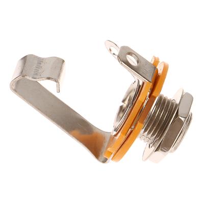 5 Stücke E-gitarre Eingang Jack Für E-gitarre Bass Gitarre 1/4 "" (6,35 Mm) 6,5 mm Mono-Klinkenbuchse, Mutter und Unterlegscheibe