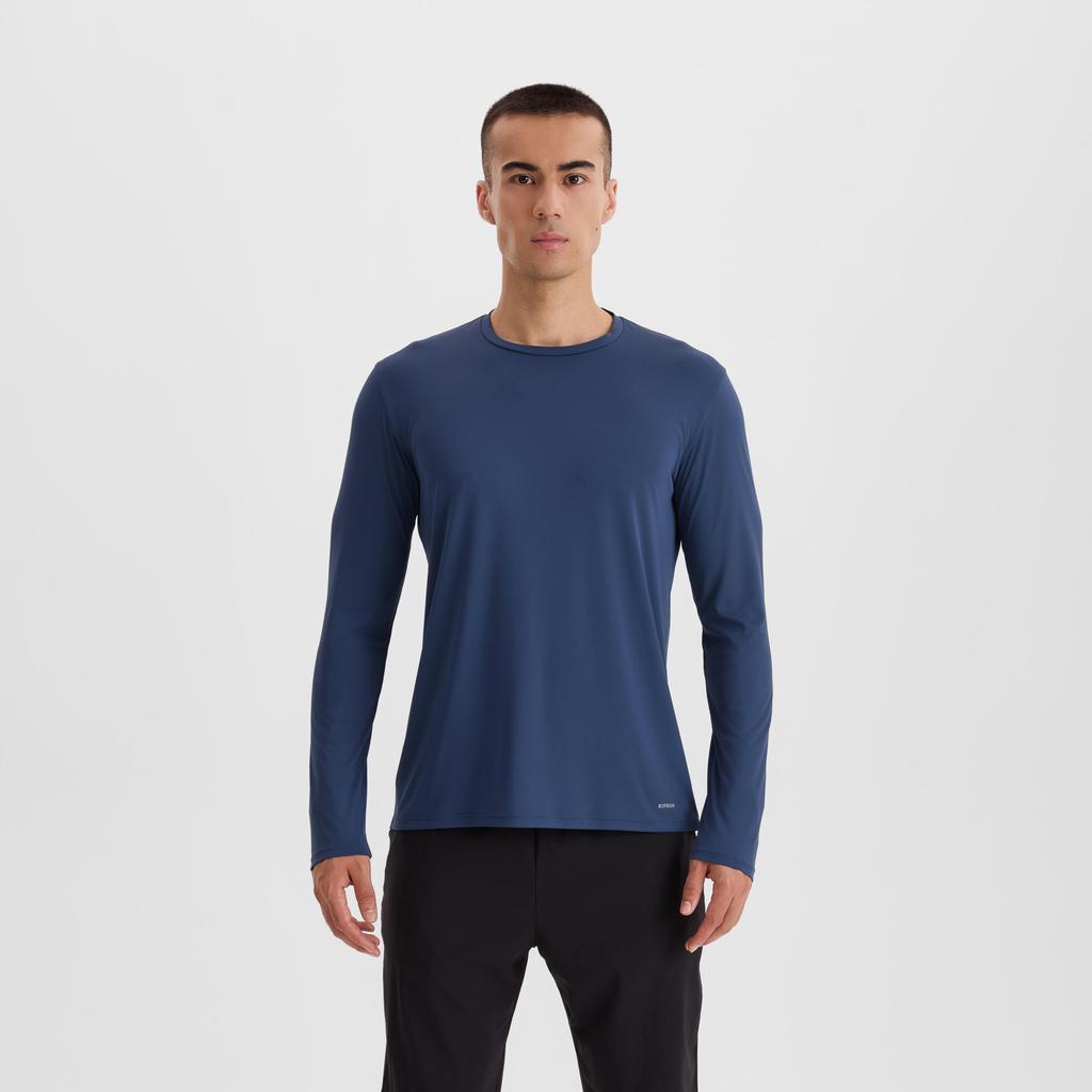 KIPRUN Running Jogging Long Sleeve T-Shirt UV Cut DRY 500 Mens Wear Apparel Shirt Lightweight Moisture-Wicking Crew Neck Training